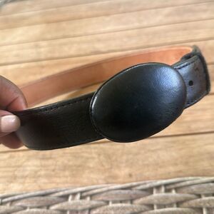 Donaldo Black Leather Western Wear Belt 28